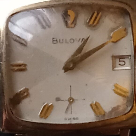 Vintage watch watch 60's Bulova Date King 10K Rolled Gold Plated Function - Picture 4 of 10